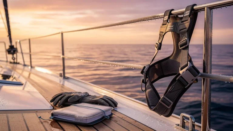 Harnais de voile moderne ergonomique facilitant les manœuvres, trouvé après trois essais